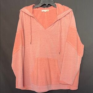 Women's Pink Hooded Sweater